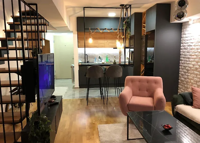 View Duplex - Stylish 2br With Parking Apartment Skopje